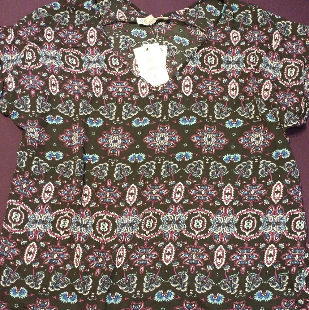 Multi colored blouse